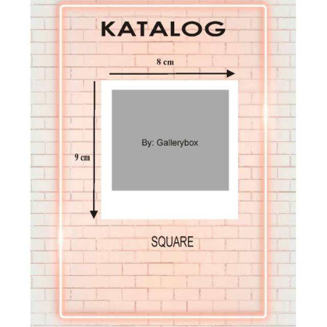 

SQUARE POLAROID (9x8) PREMIUM Glossy Photopapar 260gsm (TEBAL) | Packing box!!!
