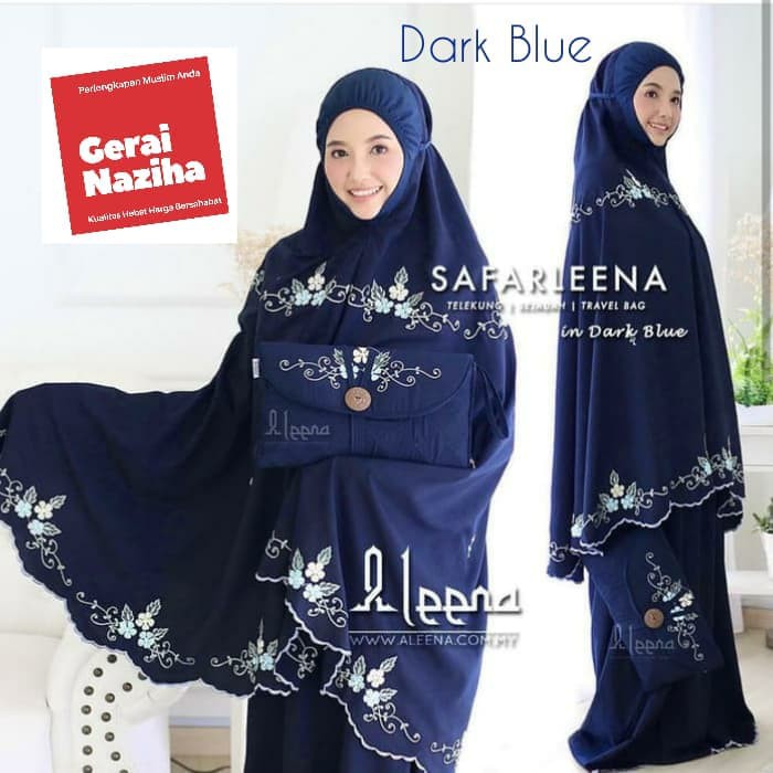 Raindoz Mukena Wanita Dewasa Termurah Rao 059 Hantaran 4043V  ZD219  Safarleena Travel Bordir Katun