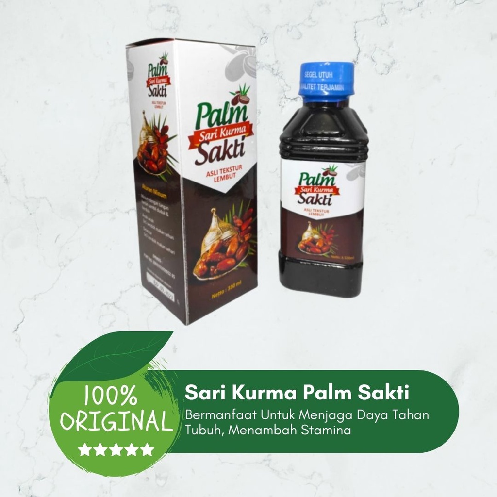 

ORIGINAL Sari Kurma Palm Sakti 330ML