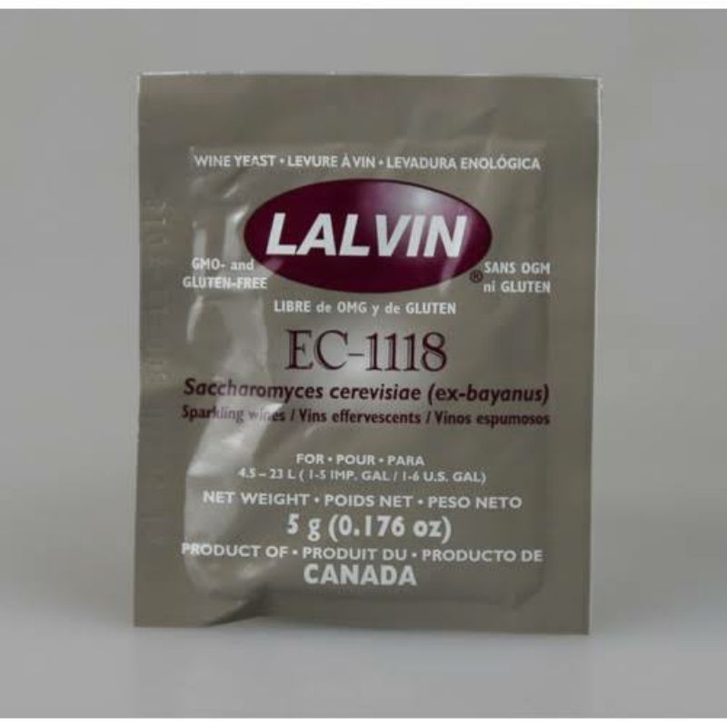 

wine yeast Lalvin EC-1118 5gr