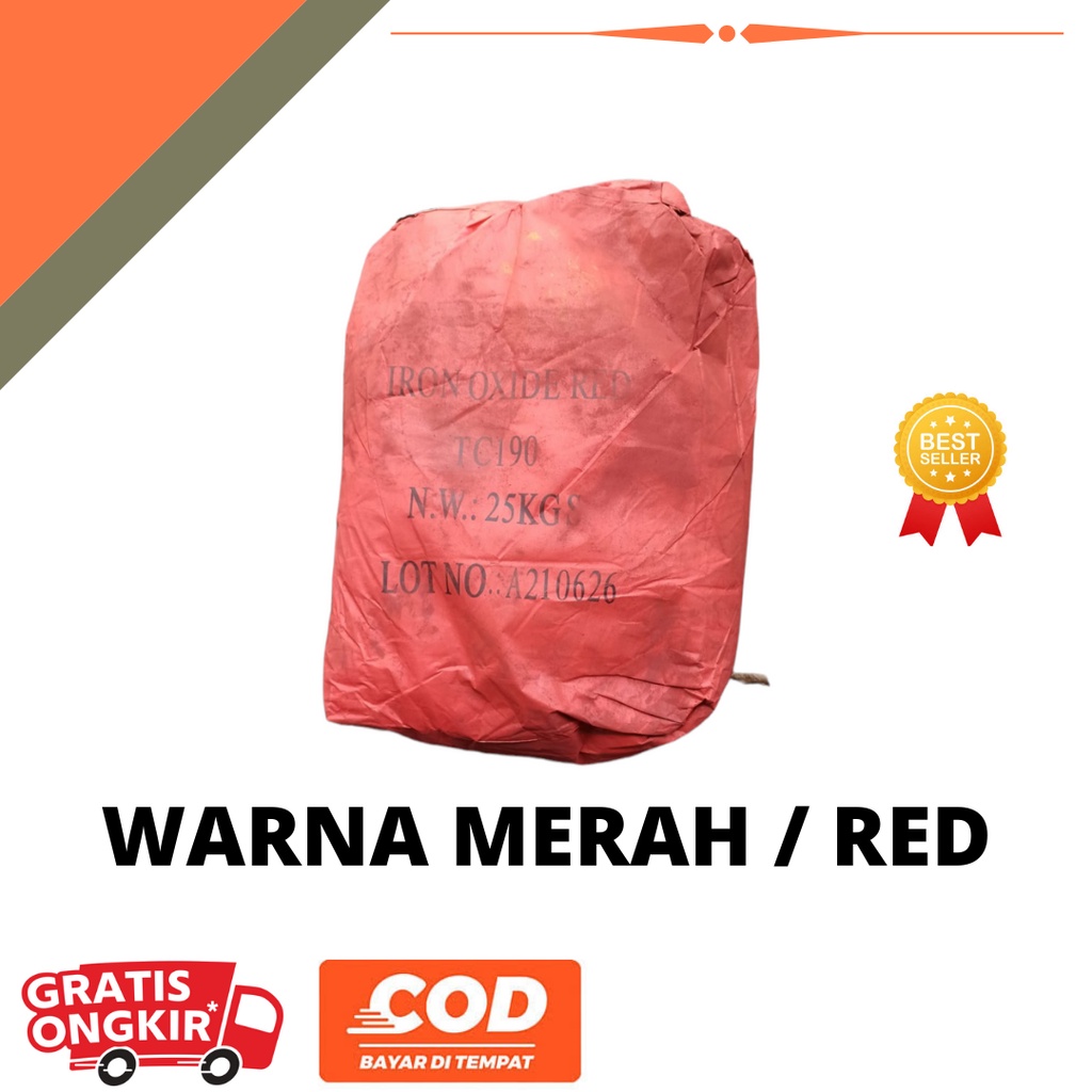 Pewarna Paving Iron Oxide Merah / Red Per Kg