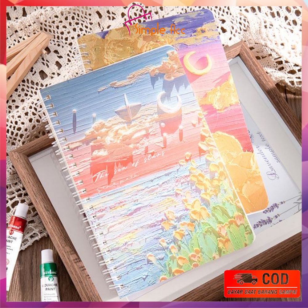 

DO-A32 Buku Tulis Catatan Notebook Ring A5 / Notebook Journal / Buku Tulis A5 Spiral Notebook Aesthetic / Spiral Buku Agenda
