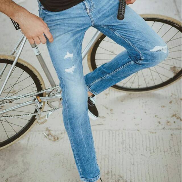 Celana slimfit jeans 3SECOND 0104 original