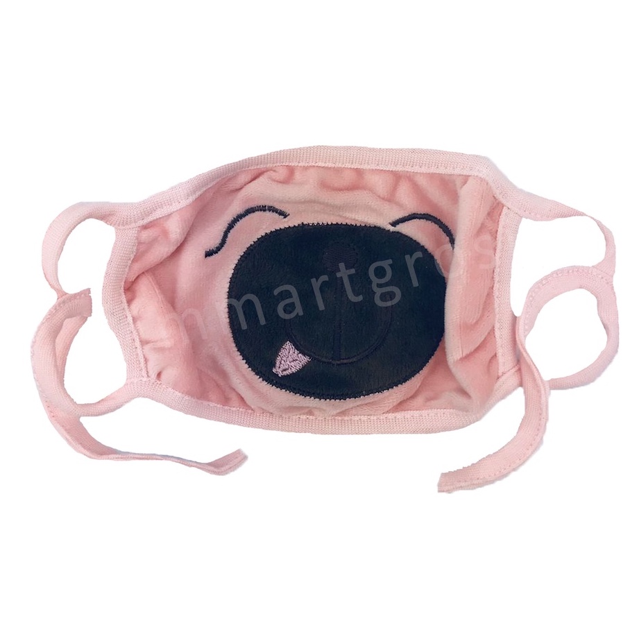 Masker Kain / Masker Kain Karakter / Masker Motif Dog