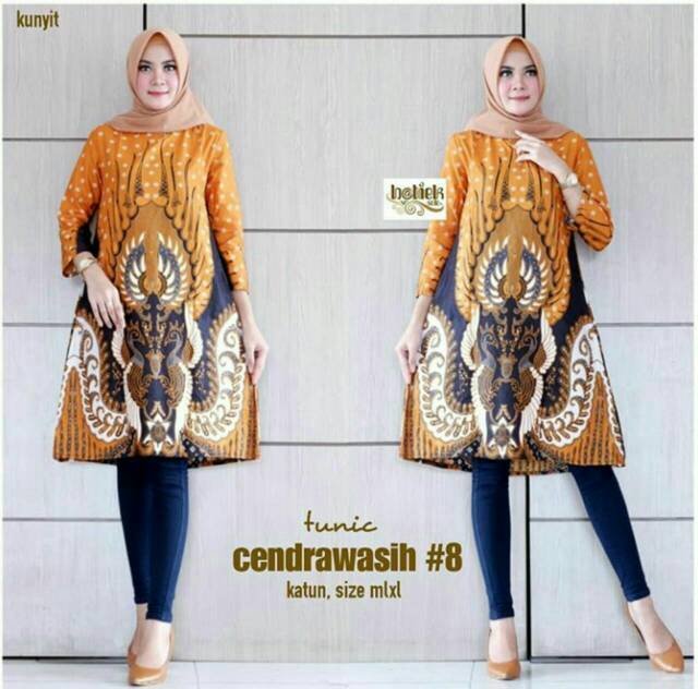 GROSIR COUPLE BATIK TUNIK CENDRAWASIH 8