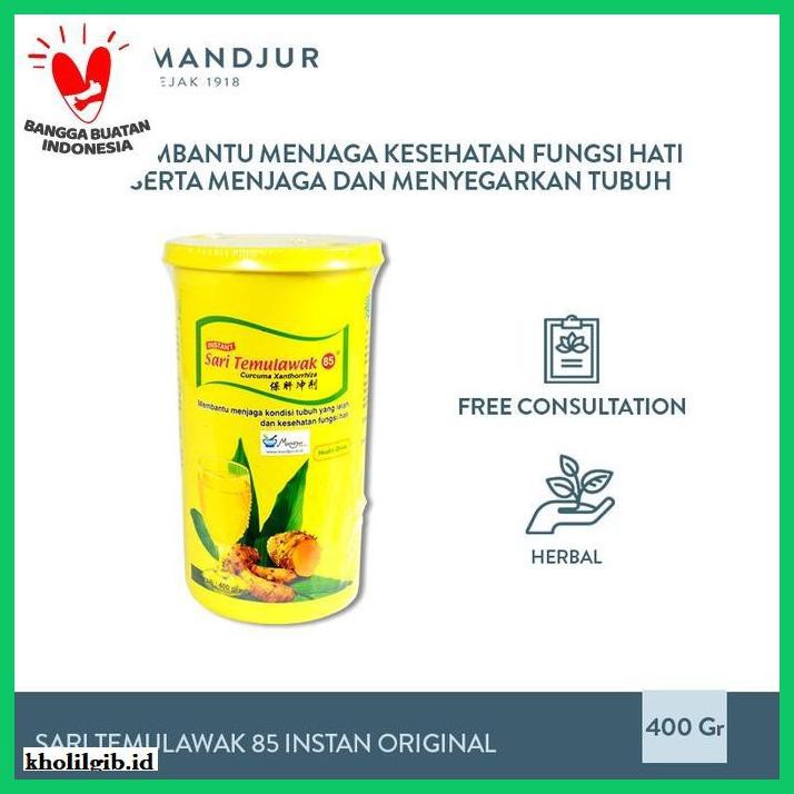 

lanoisidartdrink- sari temulawak 85 instan original toples 400 gr -asliii-bngittt.