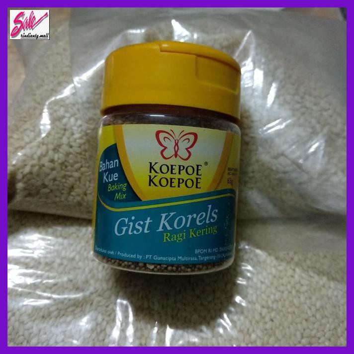 

Giragi- Gist Korels 65Gr Ragi Kering Koepoe Koepeo -Makanan-Minuman.