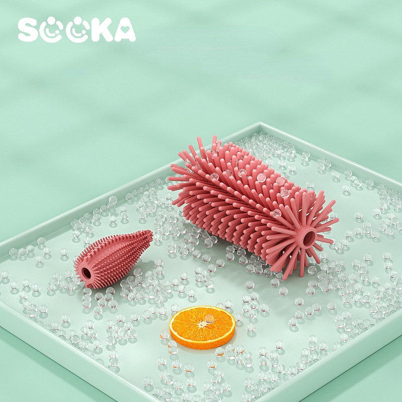 SOOKA Sikat Silikon Pembersih Botol Susu Bayi 3 in 1 Multifungsi BPA Free SK-ECC1084