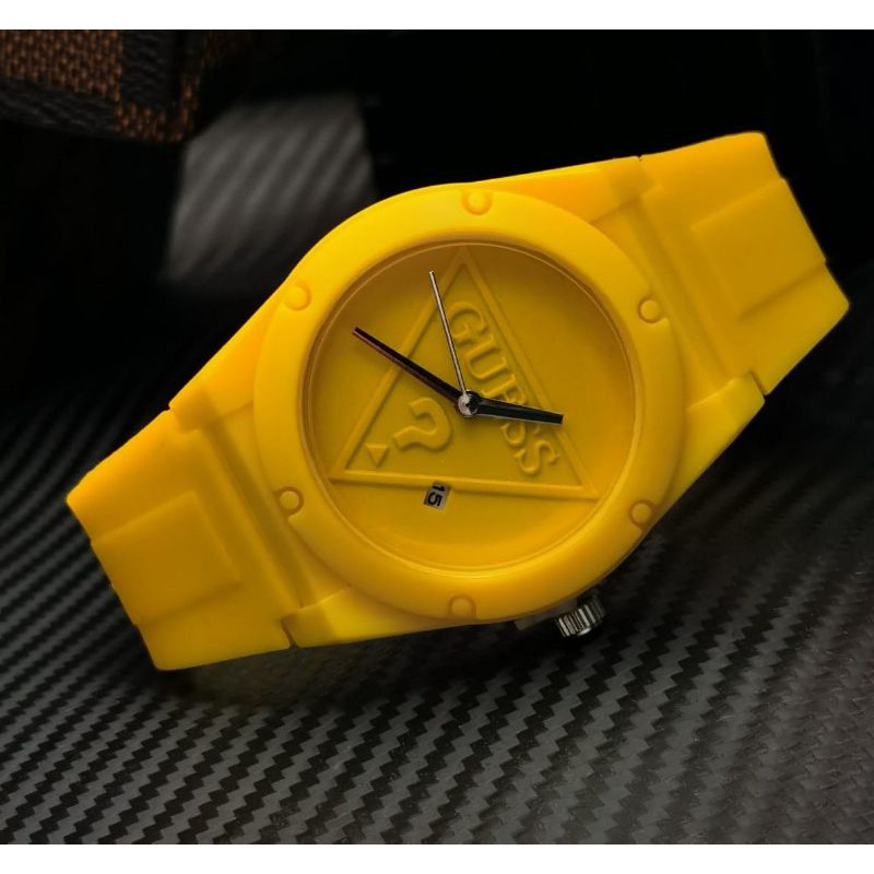 JAM TANGAN WANITA GUESS RUBBER