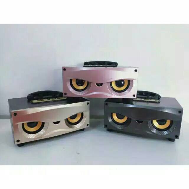 SPEAKER WIRELESS BLUETOOTH FLECO F5 F6 BT RADIO FM/SALON AKTIF PORTABLE SUPER BASS MP3 MOTIF KAYU