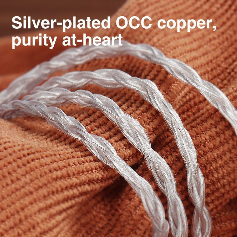 TRN T6 16 Core Pure Silver Plated OCC Copper Upgraded Cable