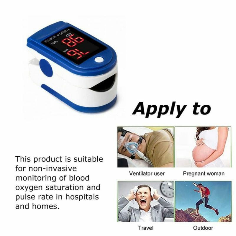 Oximeter / Oxymeter - Pengukur Kadar Oxigen dalam darah Fingertip Pulse