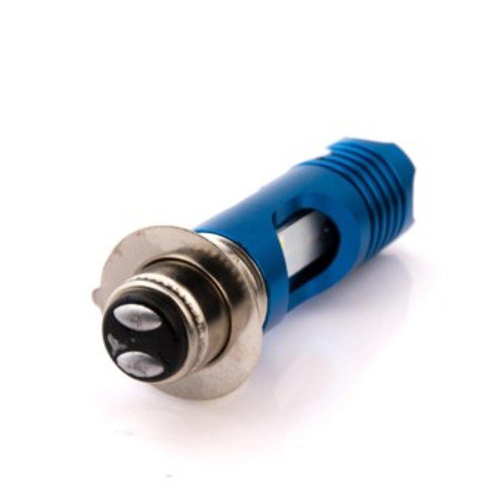 Lampu Depan Motor Led H6 Rtd 10Watt Dengan Lampu Senja / Kotak Biru