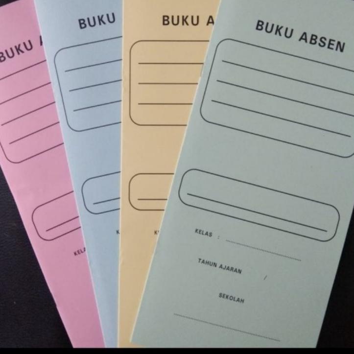 

Kekinian - Buku Absen Siswa 4 Buku - Buku Absensi Siswa ~