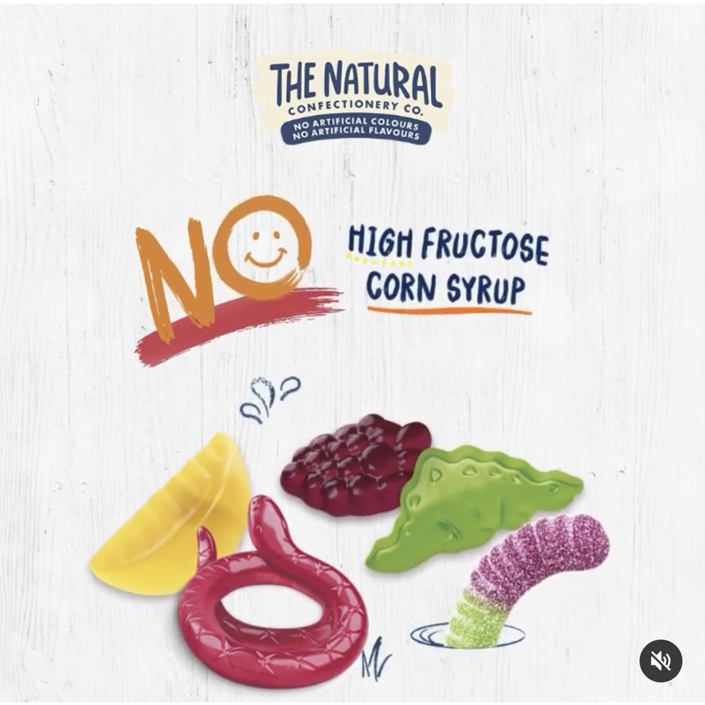 

RB THE NATURAL CONFECTIONERY CO. JELLY CANDY GUMMY PRODUCT OF AUSTRALIA TNCC