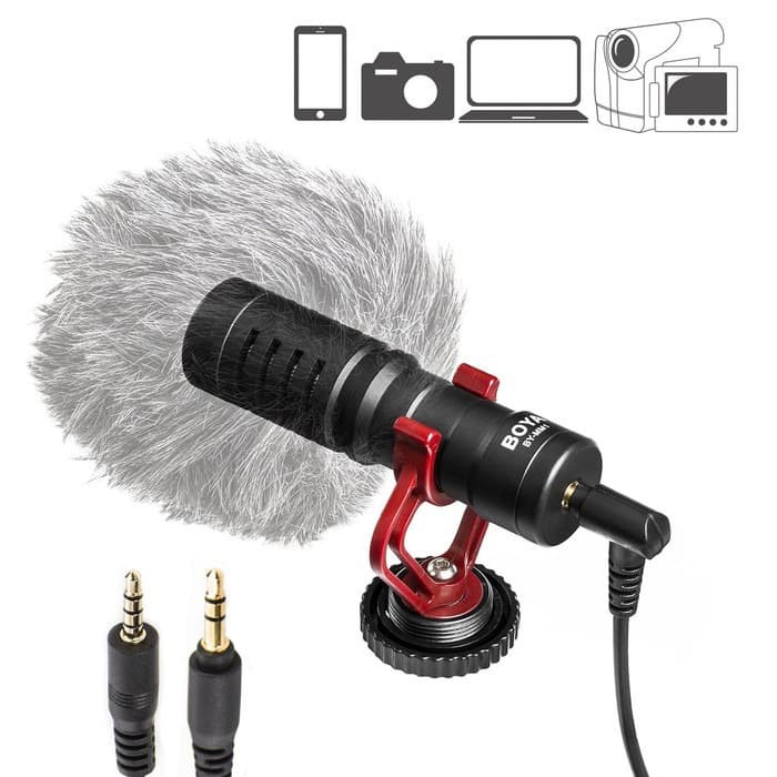 BOYA BY-MM1 Shotgun Video Microphone for DSLR Camera Smartphone dll