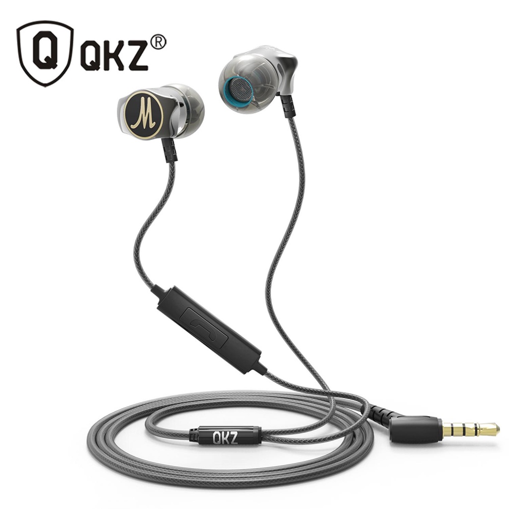 IDN TECH - QKZ Stereo Bass In-Ear Earphones with Microphone - QKZ-DM7