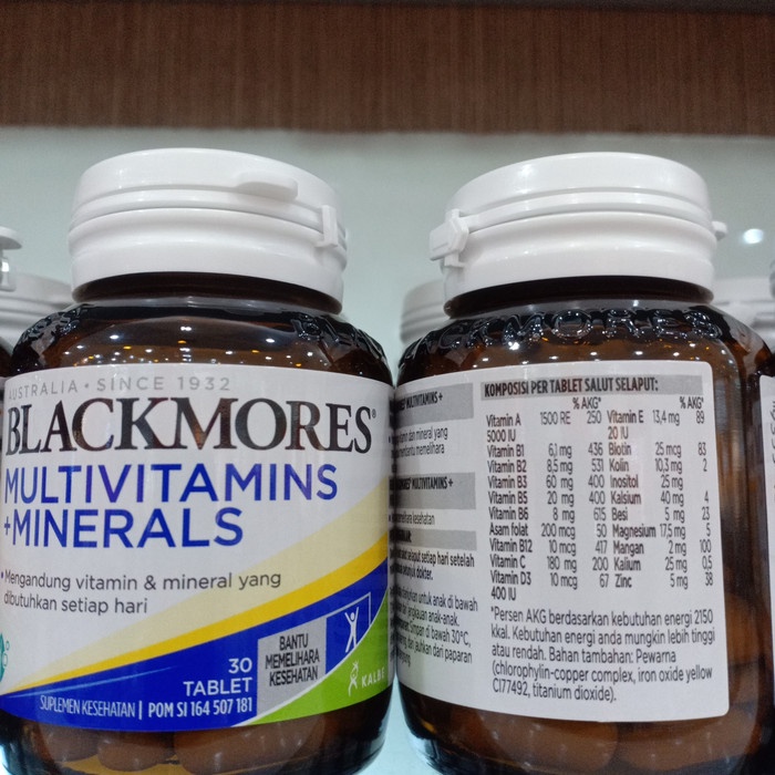 Blackmores Multivitamin &amp; Mineral 60 tablet BPOM KALBE