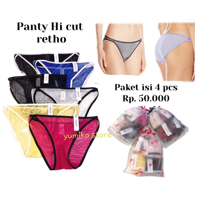 Panty Travel Retho (pack : isi 4pcs)