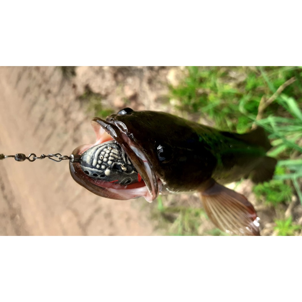 UMPAN  CASTING/UMPAN MANCING GABUS/LURE/SOFT FROG AMFIBI HANTU BANYU 3D