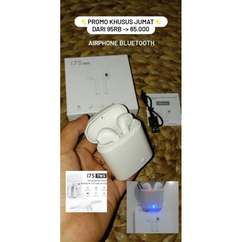 Headset Bluetooth i7S