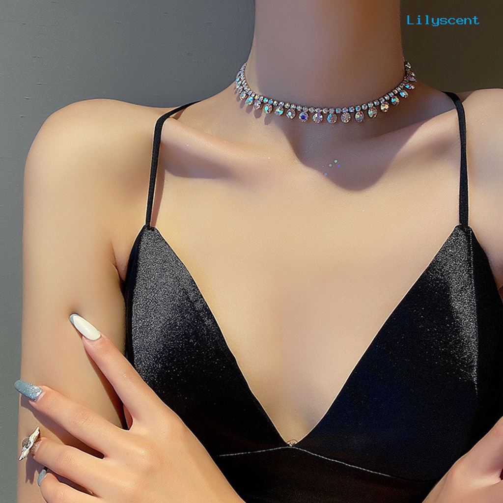 Kalung Choker Rantai Gaya Elegan Untuk Wanita