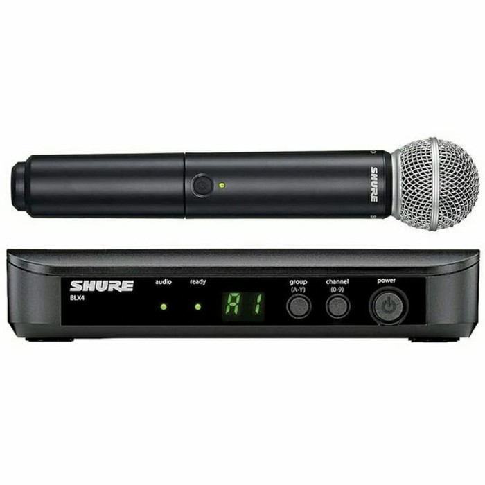 Mic Wireless Shure BLX24/SM58  BLX24 SM58 Single Mic ORIGINAL