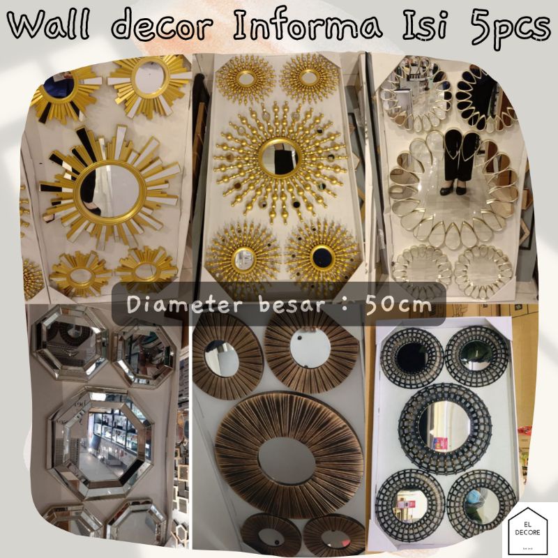 Wall Decor Hiasan pajangan Dinding Informa