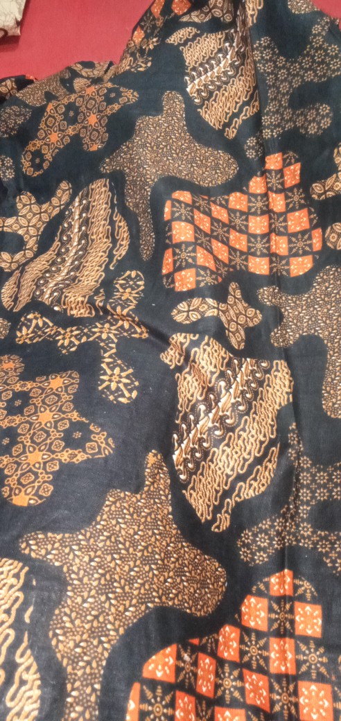 Batik Couple Keluarga - Bisa Cod - Couple Batik Indonesia Sarimbit Gmis Familly Set Batik Putra Hadi