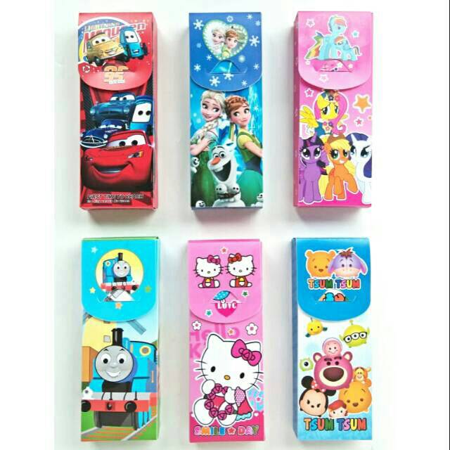 

Souvenir ulang tahun anak kotak pensil Rakit unicorn lol