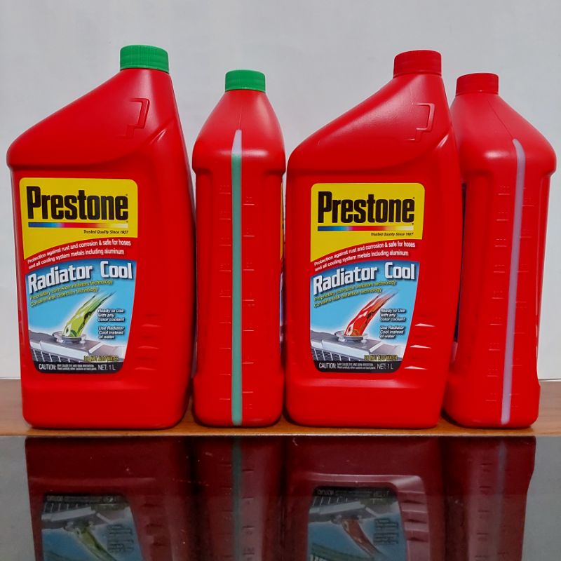 Prestone radiator coolant 1 liter / air radiator coolant 1 liter / air radiator mobil motor