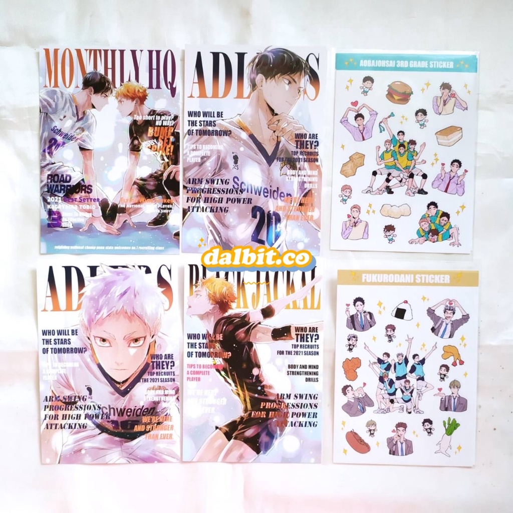 [READY] HAIKYUU FANART GOODS BY  UMMM_MMMA (POSTCARD)