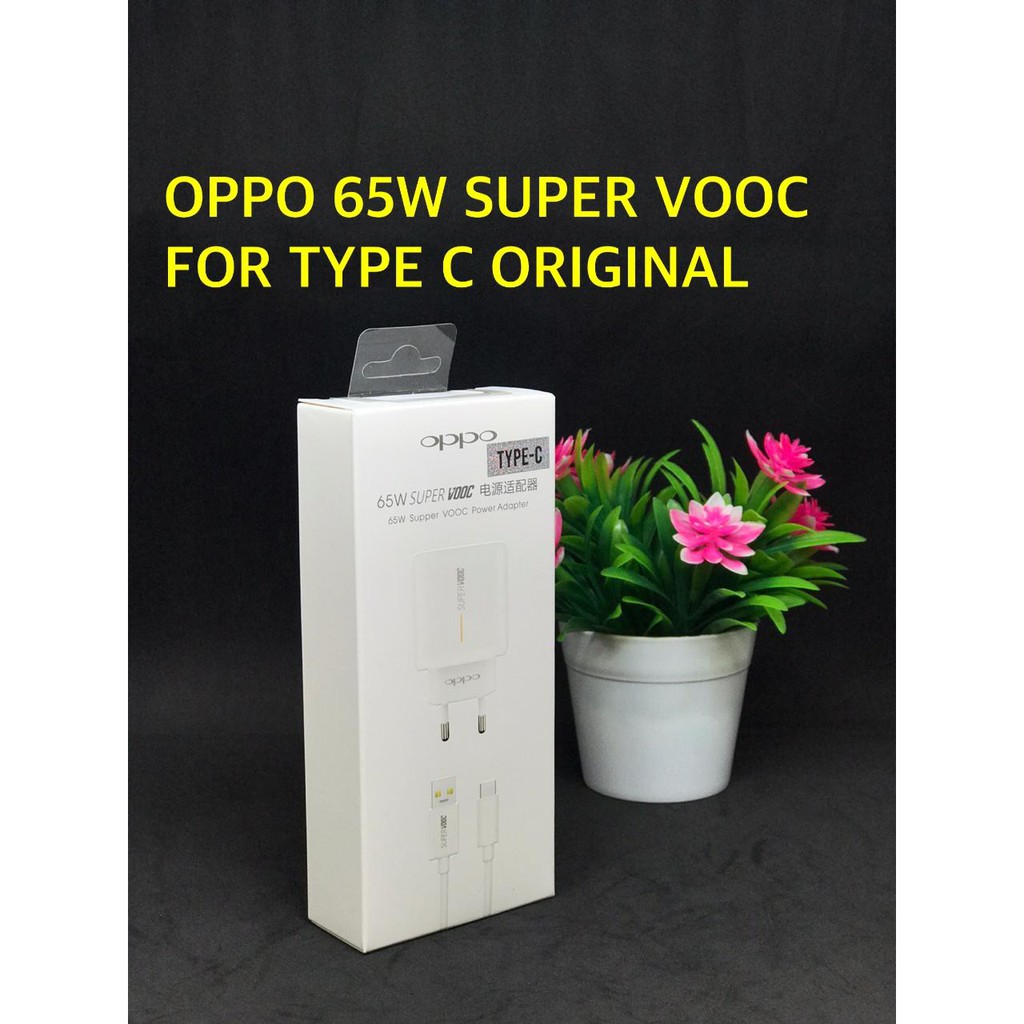 Charger OPPO RENO 8 65W VOOC 4A 7Pin Fast Charging Original Micro USB &amp; TYPE-C Charger OPPO RENO 5PRO 65W