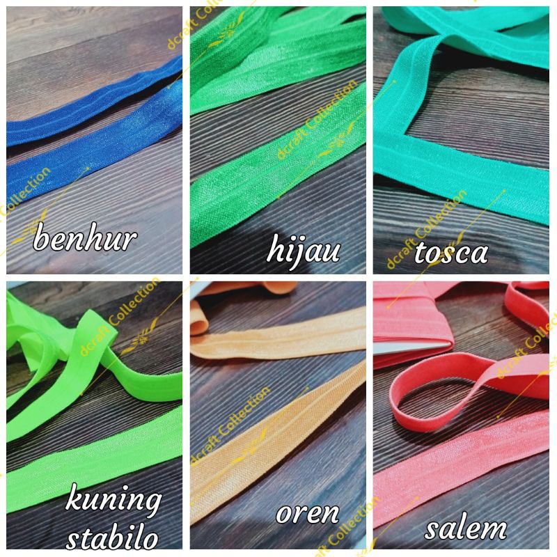 Karet Foe Polos (Karet Bandana) per meter