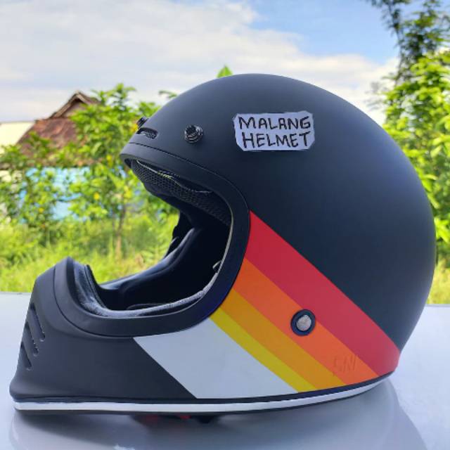 Helm Cakil JPX JP Signature SG 02 Black doff