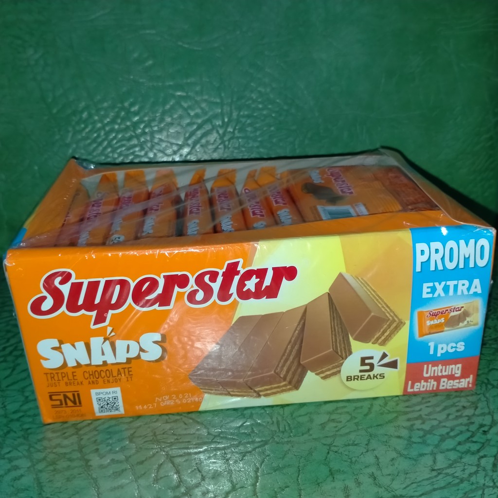 

WAFER SUPERSTAR SNAPS 336 gram (12x28g)