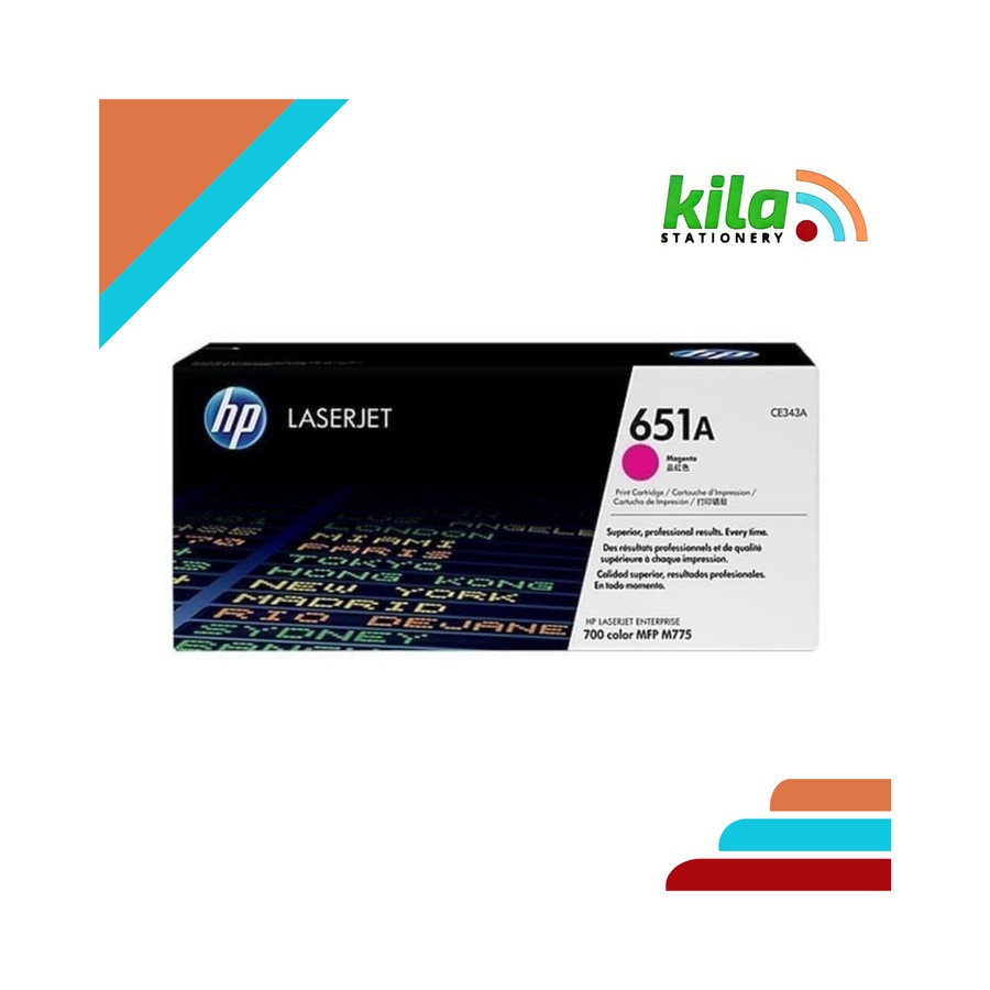 Toner HP LaserJet 651 A ( CE343A ) Magenta = Enterprise 700 color M775dn, M775f, M775z, M775z+