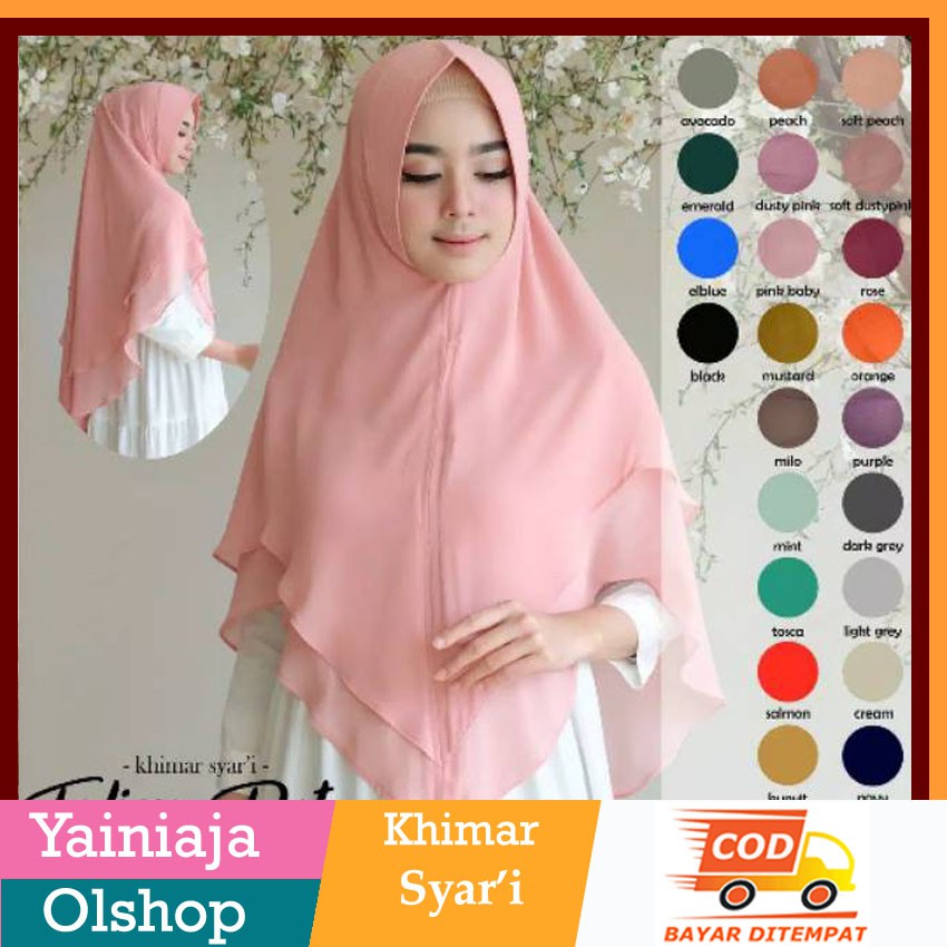 Hijab Feliza Pet Khimar jilbab instan