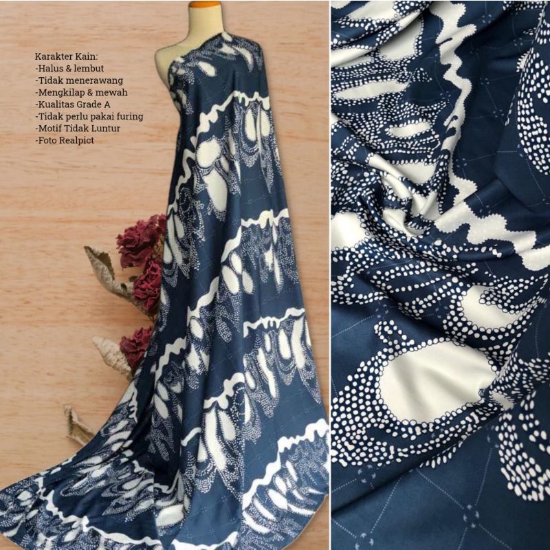 Kain Maxmara Motif Kaluna harga untuk setengah meter