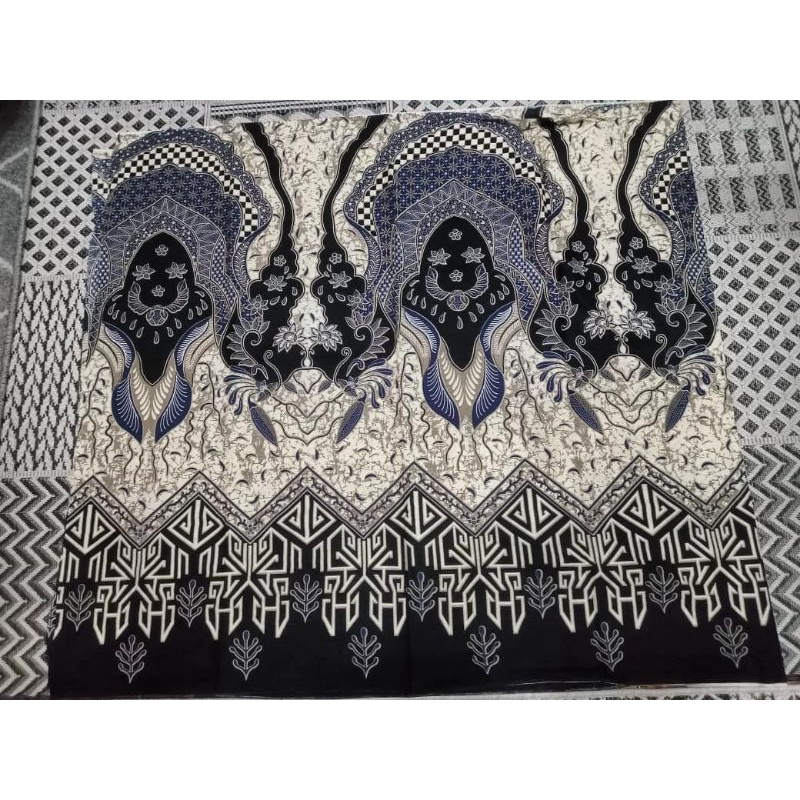 Kain Batik Solo katun printing mekar mekar a