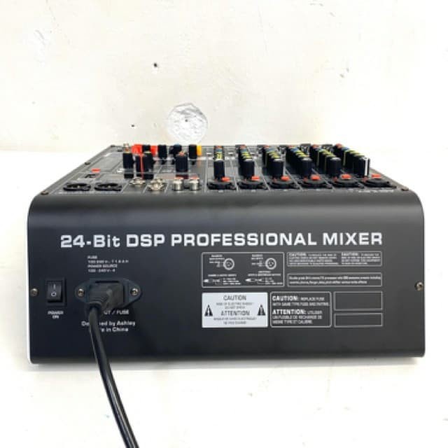 R3STOCK MIXER ASHLEY 6 CHANNEL SELECTION-6 BLUETOOTH USB EQUALIZER ORIGINAL *Q>