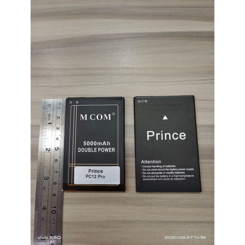 Battery Batre Baterai Double Power Mcom Prince PC12 Pro - PC 12 Pro - PC-12 Pro