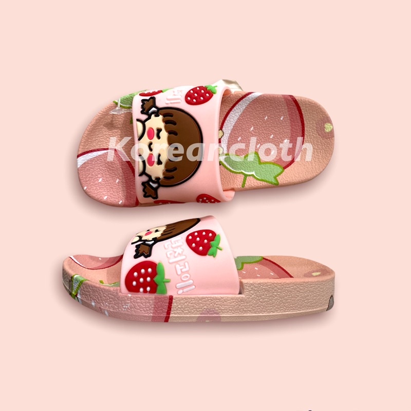 BALANCE 009 SANDAL IMPORT ANAK USIA 1 2 3 4 TAHUN SANDAL SLOP SANDAL KARAKTER BUAH