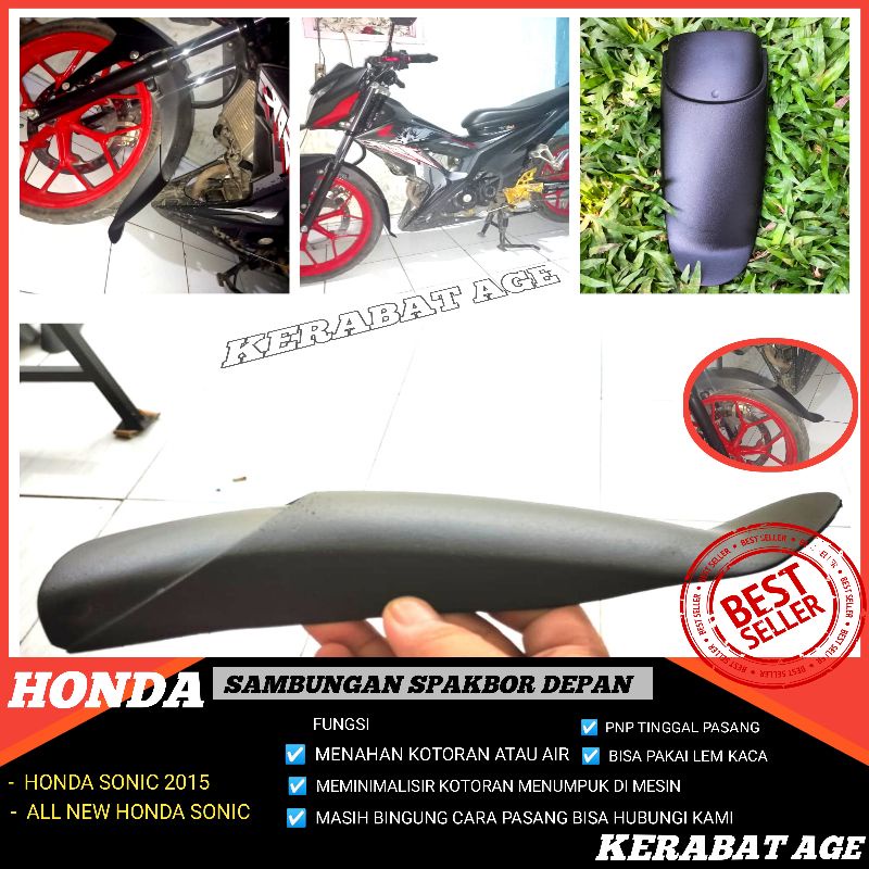 Sambungan spakbor Sepakbor depan honda sonic