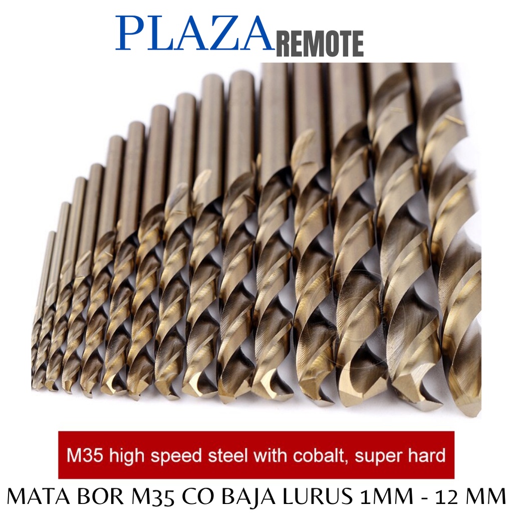 MATA BOR BESI HSS COBALT TWIST DRILL M35 5 MM TCT CO BAJA LURUS BESI