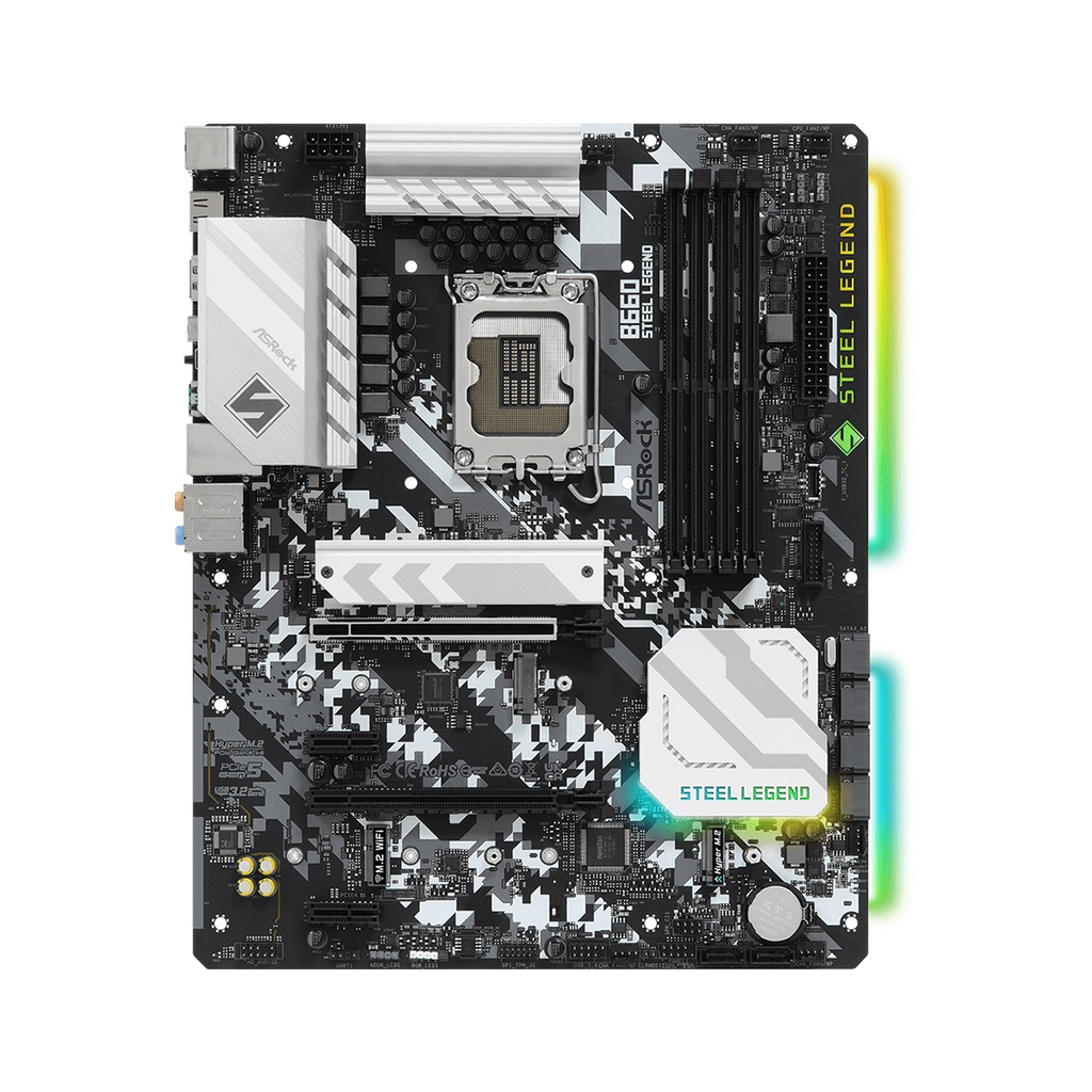 ASROCK MOTHERBOARD Intel Gen B660 ATX B660 Steel legend