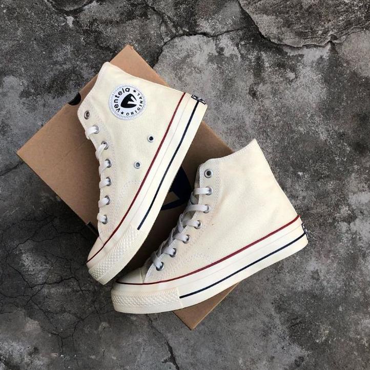 〖✅Star〗 SEPATU VANTELA WHITE ORIGINAL VENTELA 70S CREAM HIGH BTS PUTIH VENTELLA SHOES SNEAKERS WANIT