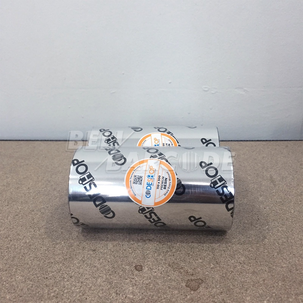 Codeshop Ribbon Barcode Resin 110 x 300 Meter Core Kecil