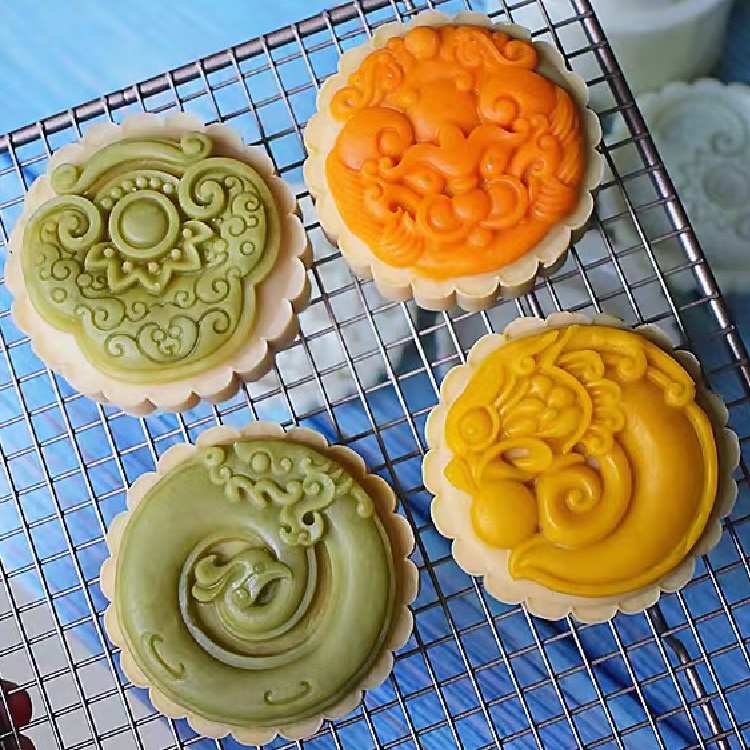 Cetakan Kue Bulan Moon Cake MoonCake Press Mold 150gr Cetakan Nastar