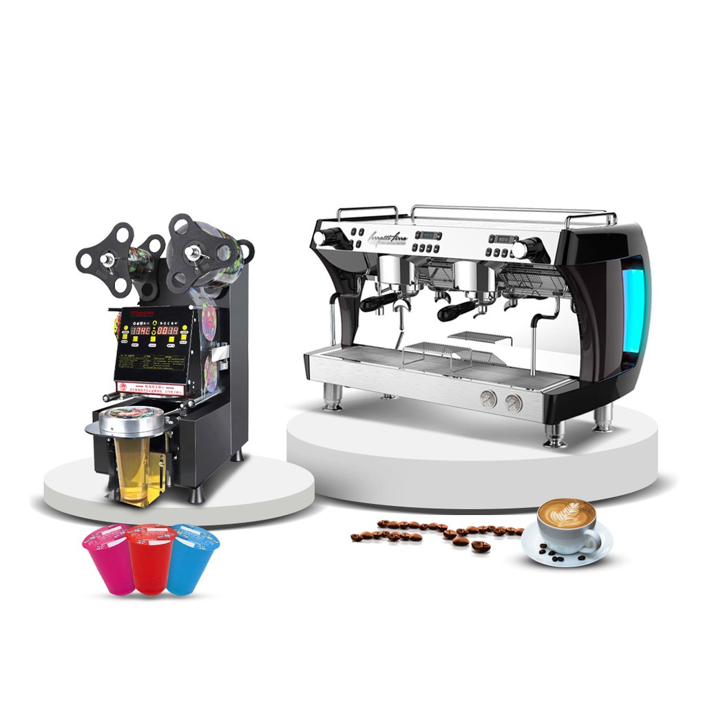 Paket Mesin Kopi Espresso Machine Cup - 65